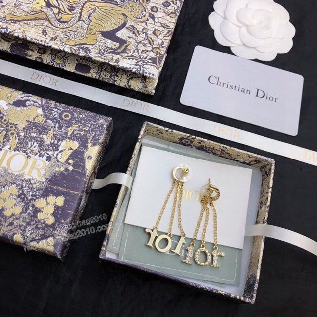 Dior飾品 迪奧經典熱銷款CD流蘇耳釘  zgd1419